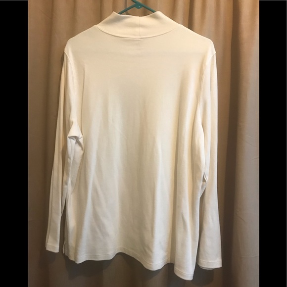 Covington Sport XL cream long sleeve turtleneck - Picture 4 of 4